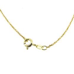 14k Gold over Silver Diamond Accent Filigree Medallion Necklace