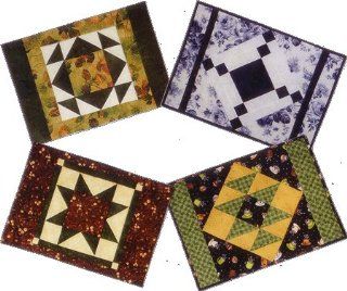 Pieced Placemats Pattern Arts, Crafts & Sewing