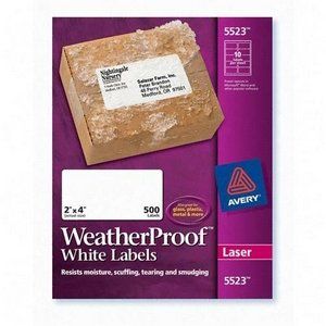 Avery Weather Proof Mailing Labels