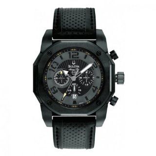Bulova 98B151 Mens Marine Star Chronograph Black Watch Watches
