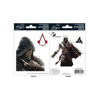 Stickers   Assassins Creed 16x11cm Ezio & Altair   Achat / Vente
