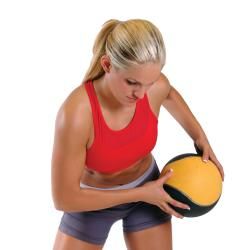 CAP Barbell Medicine Ball Set with Spinal Rack