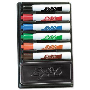 Expo Dry Erase Marker Organizer with Mounting Strip, Incl
