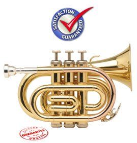 Merano Lacquer Pocket Trumpet With Cas, WALPOKL Musical