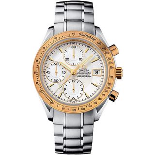 Omega Speedmaster Date Mens Automatic Gold Watch