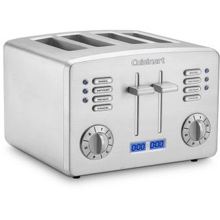 Cuisinart CPT 190 Brushed Stainless Steel 4 slice Toaster