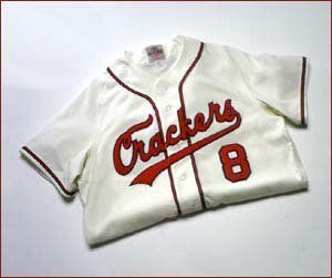 1957 Atlanta Crackers Home Throwback Baseball Jersey