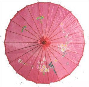 Japanese Chinese Umbrella Parasol 32in HotPink 156 11