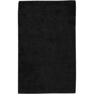 Hand woven Lincoln Black Wool Rug (4 x 10) Today $559.99