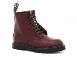 Grinders Cedric Red 8 Eyelet Mens Derby Boots Shoes