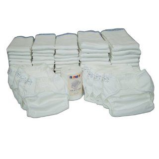 OsoCozy Prefold Cloth Diaper Basic Package   Bleached