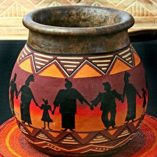 Handmade Luo Amazing Grace Ceramic Planter (Kenya)