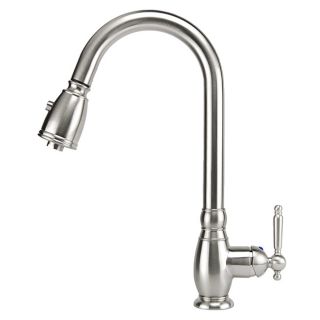 Brushed NIckel Single Handle Kitchen Faucet Today $198.99