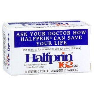 Halfprin 162mg Tablet 60ct (PACK OF 2) Health & Personal