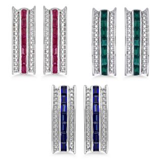 emerald sapphire or ruby earrings msrp $ 109 89 today $ 44 99 $ 69