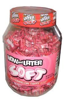 Now and Later Soft Watermelon Taffy 176 Piece Tub Grocery