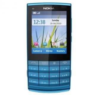 NOKIA X3 02 Bleu   Achat / Vente TELEPHONE PORTABLE NOKIA X3 02 Bleu