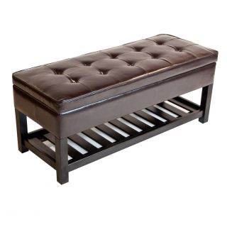 Essex Coffee Brown Entryway Storage Bench Today $169.99 4.5 (20