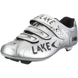Lake Mens CX165 Cycling Shoe,Silver/Black,5 M US Shoes