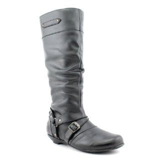 Womens Size 6 Black Boots Calf Leather Fashion   Mid Calf Boots: Shoes