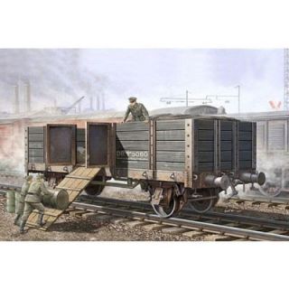 TRUMPETER   Wagon à ridelles typique de léquipement ferroviaire