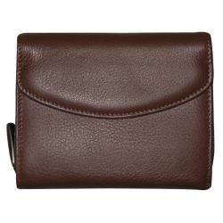 Dopp Roma Leather Double zip Card Holder Wallet