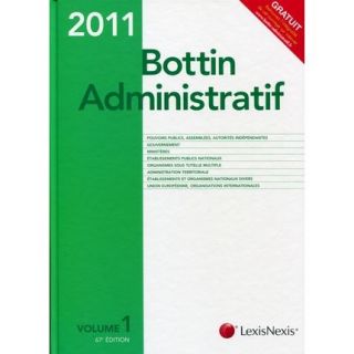 Bottin administratif (édition 2011)   Achat / Vente livre Collectif