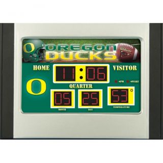 Oregon Ducks Scoreboard Desk Clock