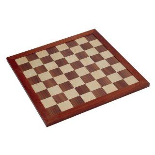 20 inch Solid Mahogany Framed Chess Board Toys & Games