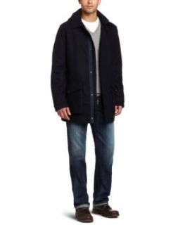 Nautica Mens Wool Transitional Weight Parka Clothing