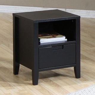 Black 1 drawer Nightstand Today $114.99 4.7 (3 reviews)