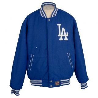 JH Designs Los Angeles Dodgers Reversible Wool Jacket