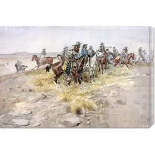 Charles M. Russell Cowboys Stretched Canvas Art Today: $97.99 Sale