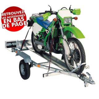 Remorque moto Montée Erka Mono Rail   Achat / Vente REMORQUE Remorque
