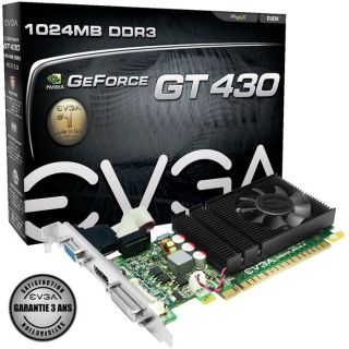 eVGA GT 430 1Go DDR3   Carte graphique NVIDIA GeForce GT 430   1024Mo