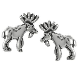 Tressa Collection Sterling Silver Moose Stud Earrings MSRP $19.99