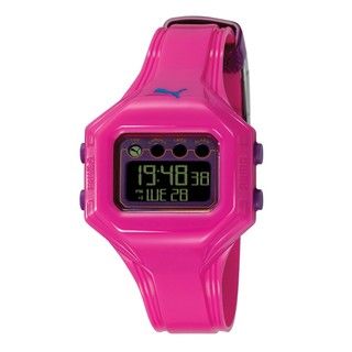 Puma Womens Bounce Pink Digital Watch