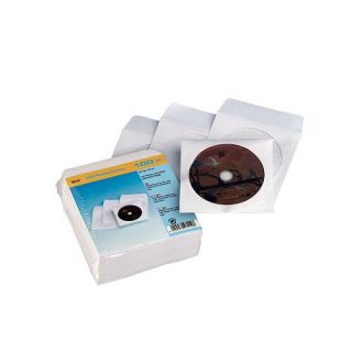 Pochettes en papier CD, BECO 474.10, avec des fenêtres, 100 pièces
