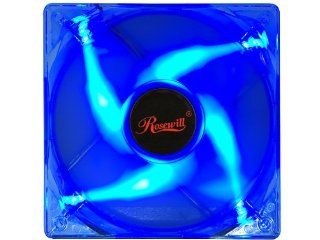 Rosewill RFA 120 BL 120mm 4 Blue LED Case Fan Computers