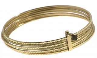14 kt. Gold Semanario Bangle Bracelet