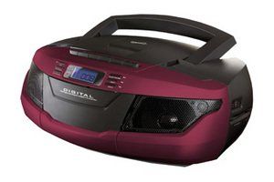 Supersonic SC 184UB Red Portable /CD Player with