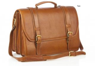 Aston Leather Triple compartment Laptop Briefcase Today $302.99   $