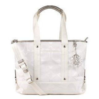 Peyton Tattersall Patent Leather Top Handle Tote SMALL Bag Shoes