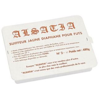 Suiffeur diaphane pour fûts Alsatia 480 g   jaune   Suiffeur diaphane