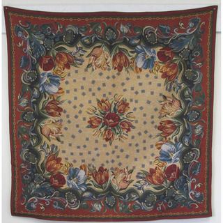 French woven 60 inch Heavyweight Square Table Cover