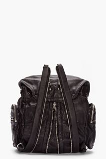 Alexander Wang Black Marti Zipper Backpack for women