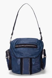 Alexander Wang Marti Petrol Leather Backpack for women