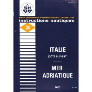 Instructions nautiques ; Italie (cote sud est)  Achat / Vente