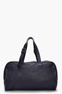 Common Projects Black Leather Duffle Bag for men