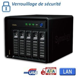 Synology Disk Station DS509+   Achat / Vente SERVEUR STOCKAGE   NAS